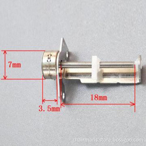 5V DC 2-phase 4-wire Micro-step Mini Slider Screw Stepper Motor with 30Ω Phase Resistance